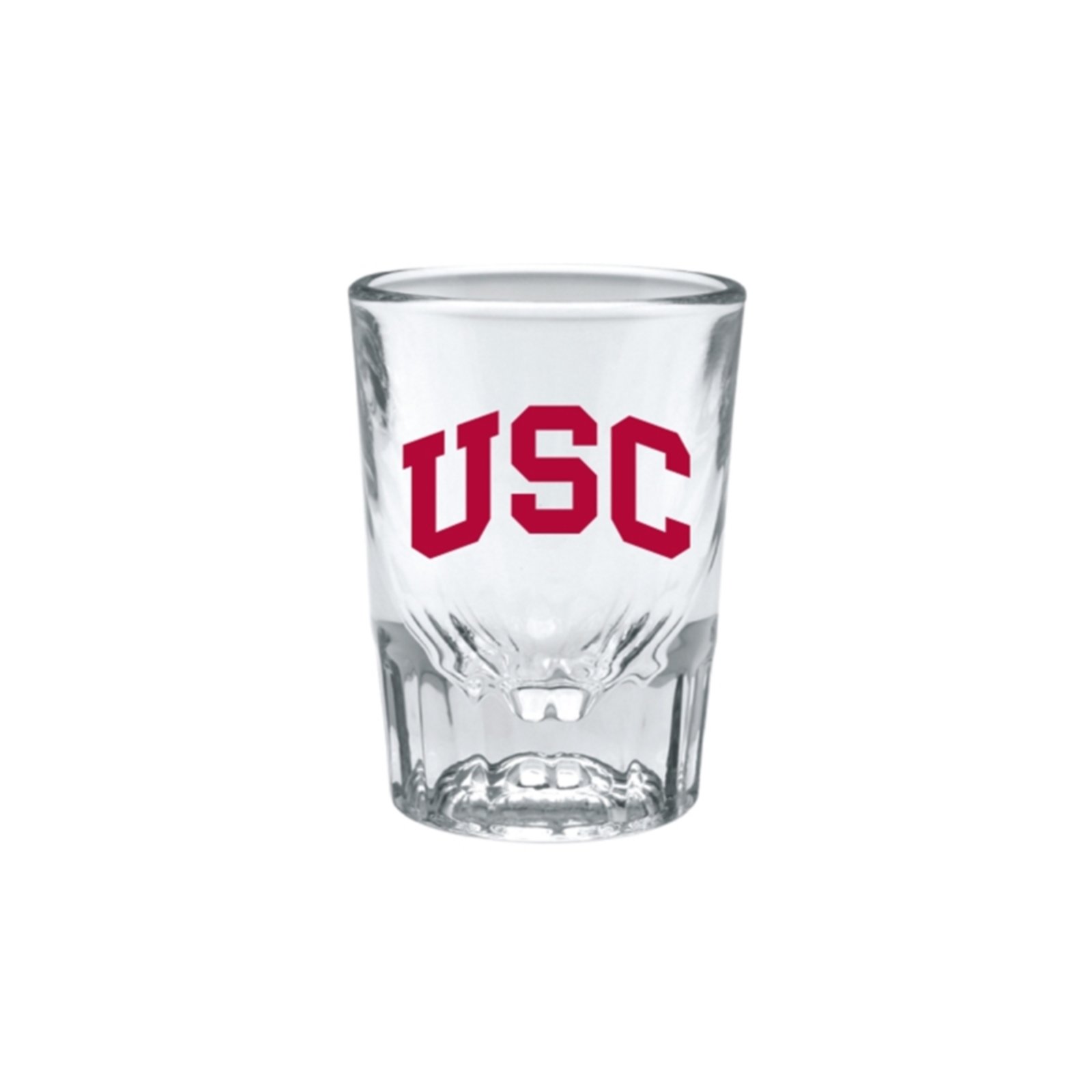 USC Trojans Arch Heavy Bottom Tapered Shot Glass 1